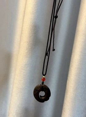 极速越南沉e香峰回路转吊坠项坠 女款木质文玩项链