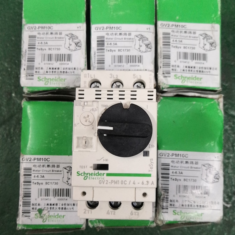 极速马达断路器Gv2-PM10C有6台,共6Y台,打包出,