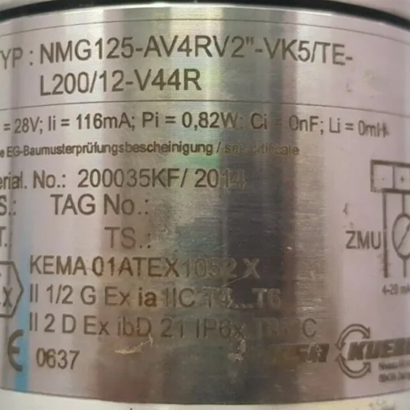 极速KSR KUEBLER NMG125-AV4RV2-VK5/TE-2S000/12-V44R