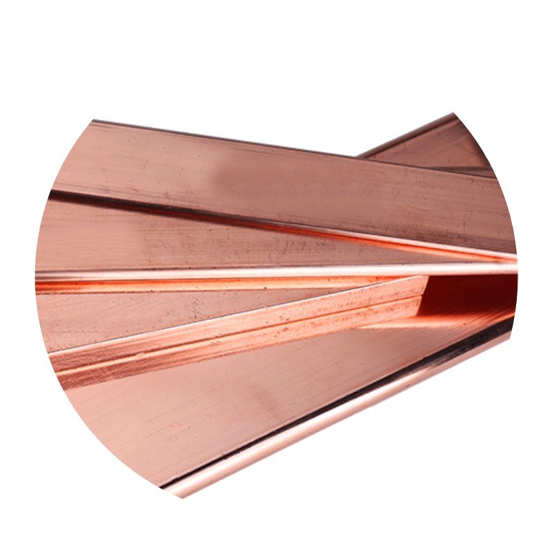 极速新品新2紫铜je排 扁条 接地紫铜排 T3镀锡铜排 紫O铜条铜方块