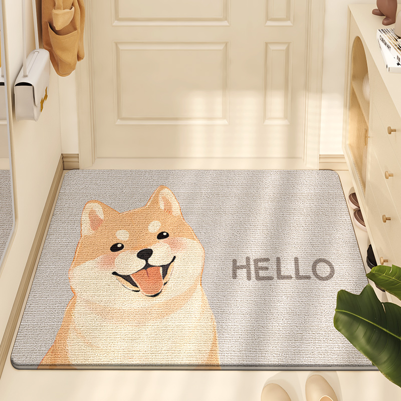 极速新品进户门地毯门厅玄关除尘B蹭脚垫卡F通室外防滑垫入户门垫