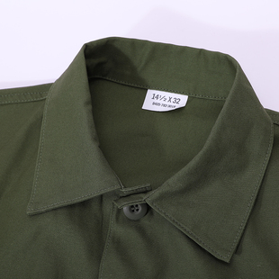 极速复刻越战OG107衬衫阿美咔叽男春秋工装长袖衬衫美式XTCU复古