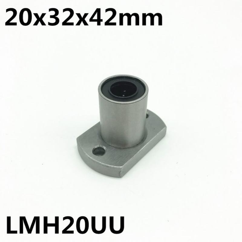 极速2pcs LMH20UU 20mm flange linear bearKing LMH20 20x32x42