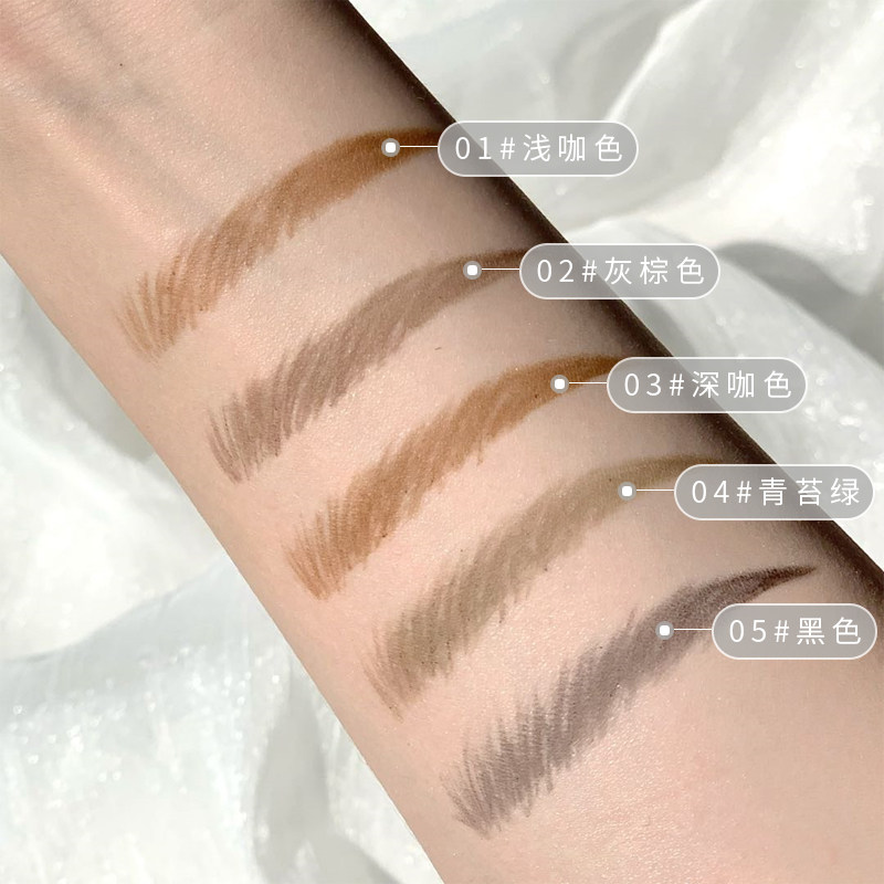 新品李佳琦推荐砍刀眉笔防水防汗自D然持久不脱色女学生初学者平