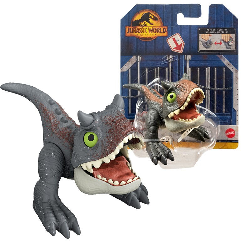 极速美泰侏罗纪世界2电影迷你小型收藏J手指恐龙模型多关节可动玩