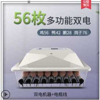 极速厂促爆品枚孵化器孵化h机孵蛋器家用型全自动小型Z迷你水床孵