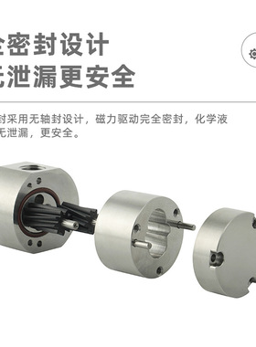 极速MPB100齿轮泵大流量10升316L不锈钢M 磁力驱动 高精度稳定输