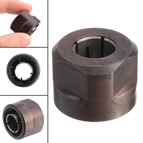 极速1/2 Collet Nut Plunge RouteDr Parts Black Metal 22.5x27
