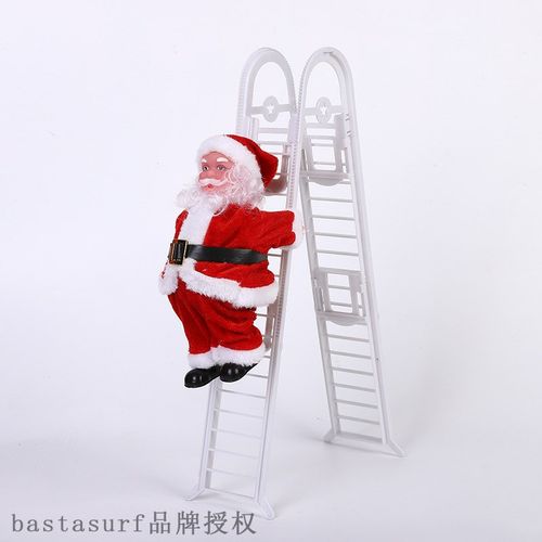 极速Electric bead climbing ladder double ladderS Santa Claus