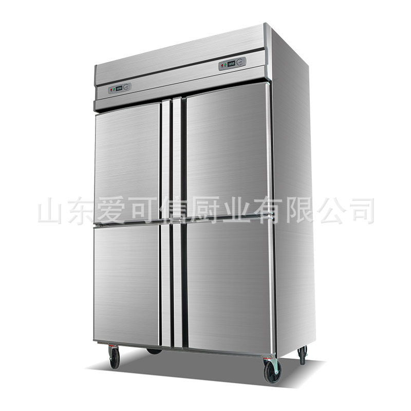 新品冰箱冰柜g商用冷柜大容量冷藏冷冻柜双温四六开门立式保鲜柜