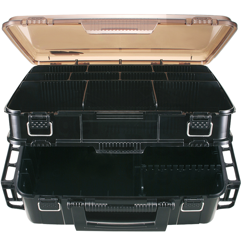 极速日本进口MEIHO明邦VS-3080路亚I箱假饵盒船钓双层工具箱钓鱼