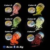 worm Artificial soft lure 极速Silicone 0.4Ng fishing 4cm rub