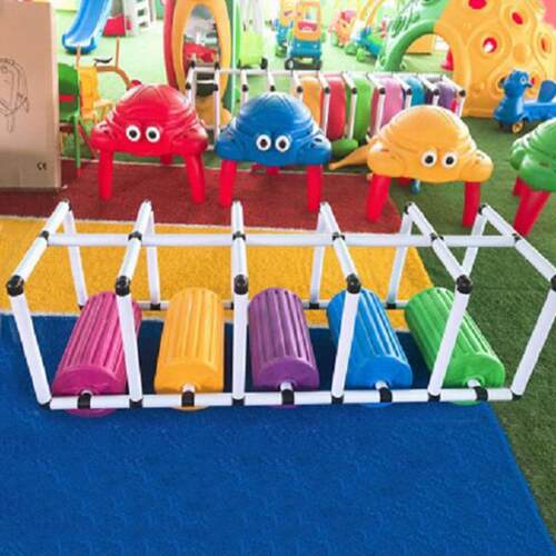 幼儿园户外体育活动器械室外多人七彩滚筒协力车儿童感统训练玩具