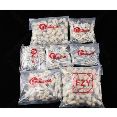 优质中硬羊毛磨头圆柱形 毛毡抛光磨头羊毛球打磨头3柄镜面抛光轮