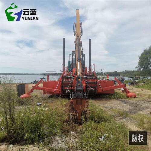 中型动水陆两栖全自挖泥船机 水陆挖两栖清淤 水YL-WJJ-2陆两用掘