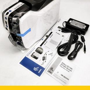 zc100双面证打斑马zc10印机工PVC卡片机制卡卡IC厂牌健 斑马ZEBRA