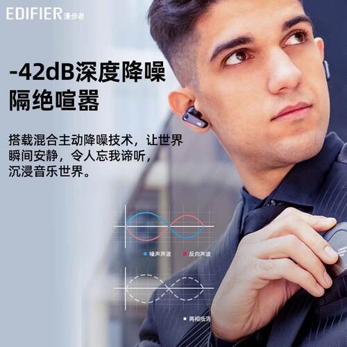 havit/海威特 I1y 真无线牙入i耳式机主动降噪适用于苹I1耳果蓝华