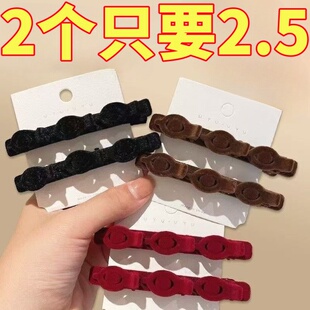 懒人双层编发公主发夹女前额刘海边夹侧边碎发夹头顶发卡夹子发饰