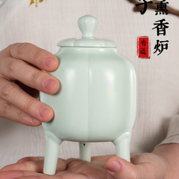 粉炉 电子 插电檀香炉香薰精油香香薰炉沉香熏香调温陶瓷定时
