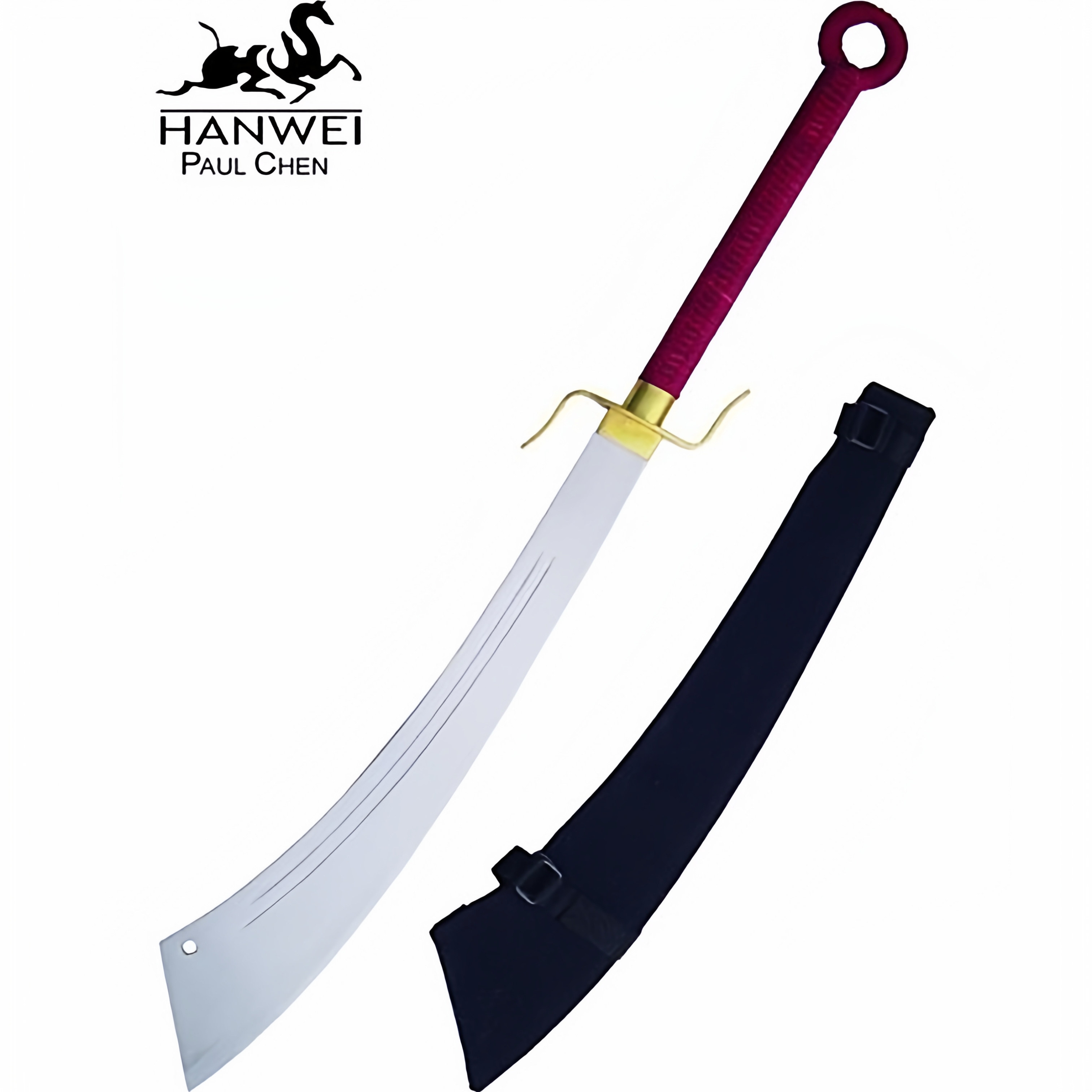 【现货】中华抗日大刀 钢刀忠诚复刻武器未开刃大砍刀手工制作
