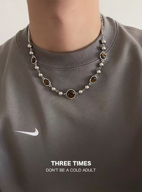 猫眼石美式复古美拉德choker