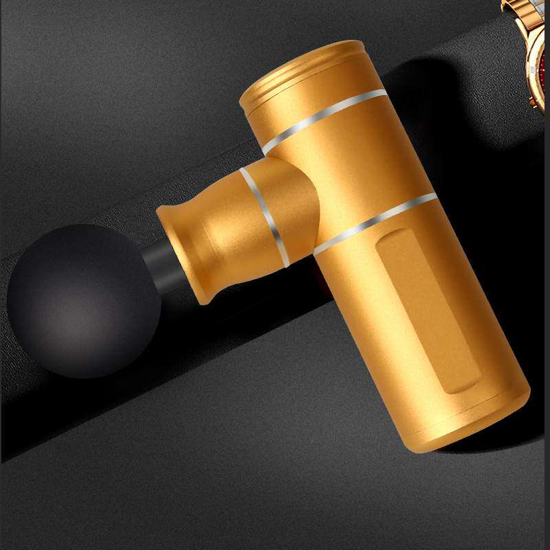 智能拉伸按摩器充电便携小型按摩仪铝合金迷你筋膜枪手持式