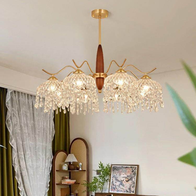 2025新款法式轻奢流苏水晶吊灯现代简约客厅灯全光谱餐厅灯具,电子元器件市场,集成电路（IC）,淘宝优惠券,粉丝福利购,淘宝优惠卷