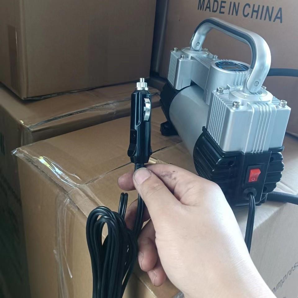 多功能SUV车载充气泵双缸高压大功率便携式电动汽车用轮胎打气泵