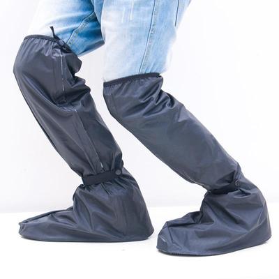 雨易思过膝高筒加长筒泼水布电动摩托车骑行防雨鞋套45-47码成人