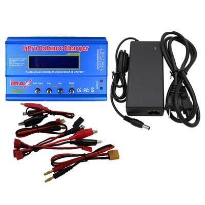 imaxB6平衡充配电源XT60锂电池航模车模镍氢80W智能平衡充电器