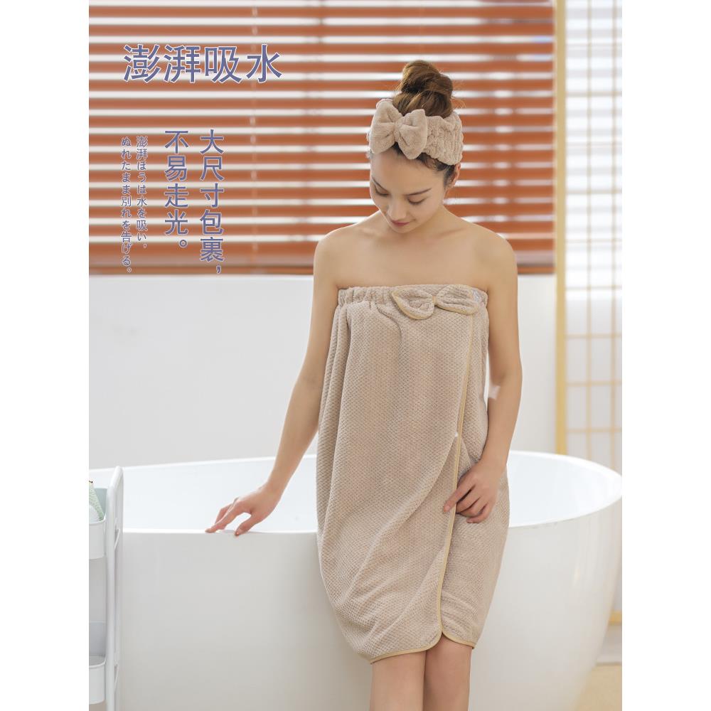 9WOR浴巾女家用比纯棉吸水2022新款全棉男速干薄款不易掉毛游泳夏