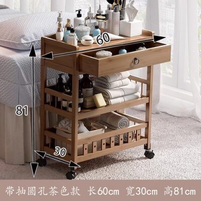 实木沙发边几可移动桌子推车小户型小茶几日式床头柜简约卧室角几