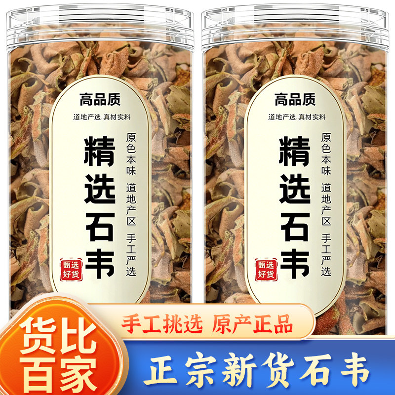 石韦中药材石苇新货石伟石皮金星草石背柳石苇正宗非野生刀口草药