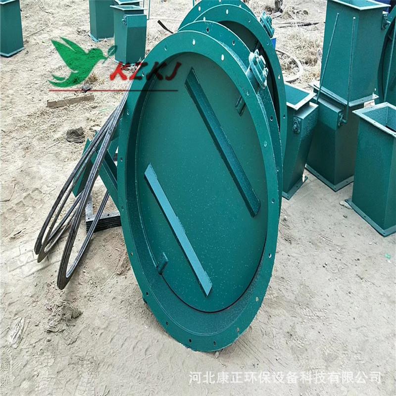 手动通风蝶阀400冷风阀气动调风阀法兰翻板蝶阀风管风阀圆风门