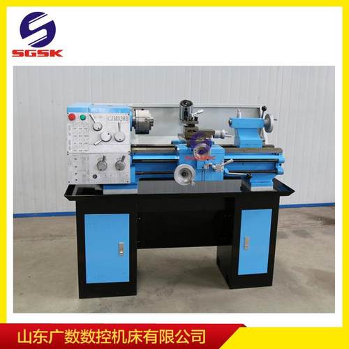 台式普通车床C6132B卧式小型仪表金属小车床XZ轴进刀教学家用车床