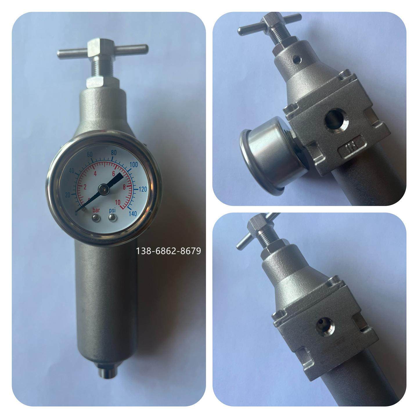 ousaier不锈钢空气过滤减压阀AW20-02S