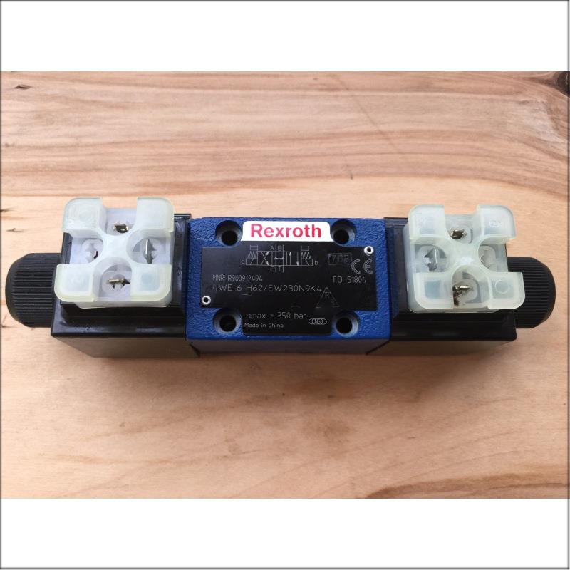 REXROTH力士乐液压方向阀R900912494 4WE6H62/EW230N9K电磁换向阀