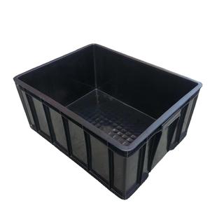 415 厦门黑色防静电塑胶周转箱670 150mm电子厂专用储物箱优惠价