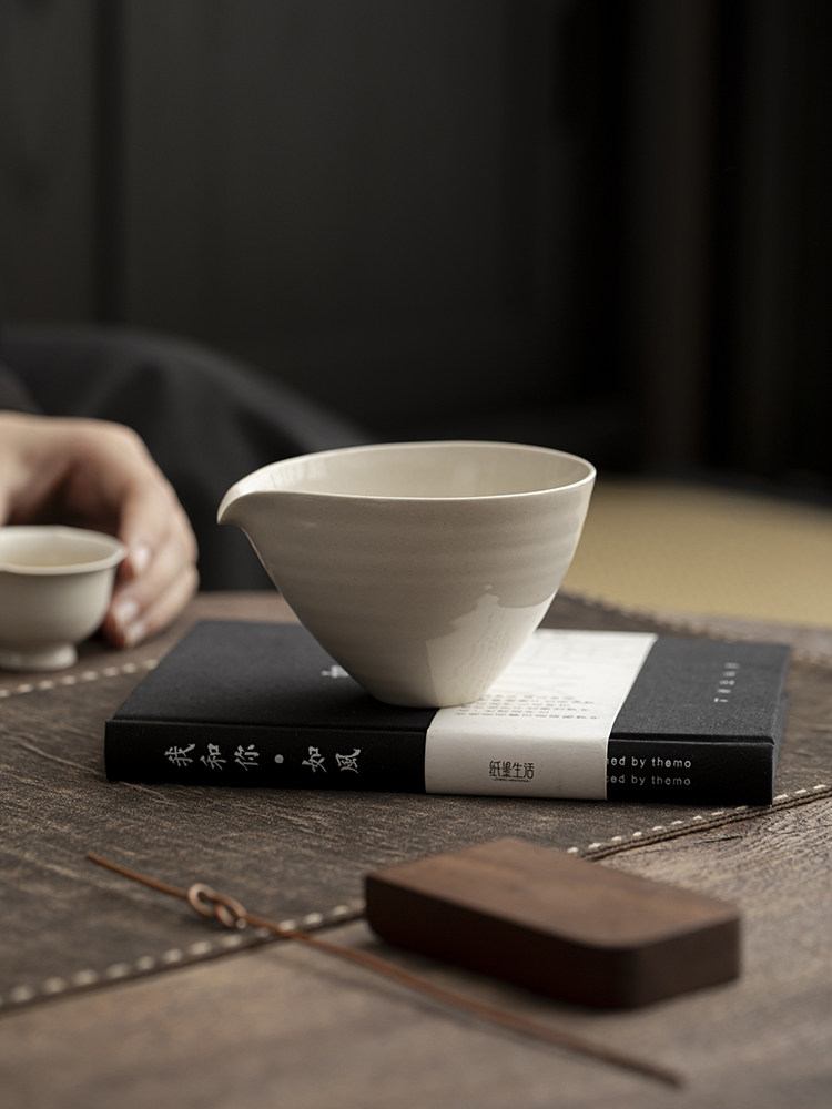 植物灰茶公平杯家用鹰嘴男杯均匀杯陶瓷大容量茶海茶隔板功夫茶具,餐饮具,公道杯,淘宝优惠券,粉丝福利购,淘宝优惠卷