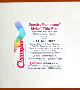 美国chemplex3012迈拉膜 mylar麦拉膜 X-Ray光谱仪样品薄膜