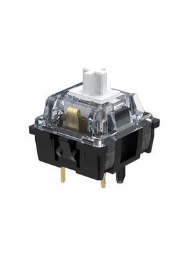 外设叫父 闷雷轴 闷轴 HIFI音 重压力60g 黑轴4mm 客制化机械键盘