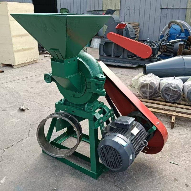 中小型家用齿盘粉碎机五谷杂粮磨粉机加厚型齿爪式玉米磨粉机