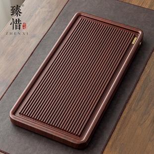 小茶台 现代轻奢实木茶盘家用中式 电木款 排水式 全自动一体套装
