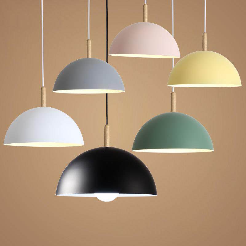 简约现代风吊灯店铺超市办公室餐厅健身房快餐店前台工装北欧灯饰