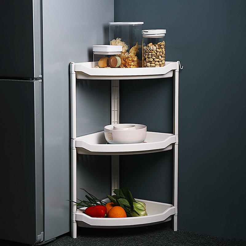 卫生间置物架浴室脸盆架水桶厕所澡洗手间收纳架子多层三角落地式