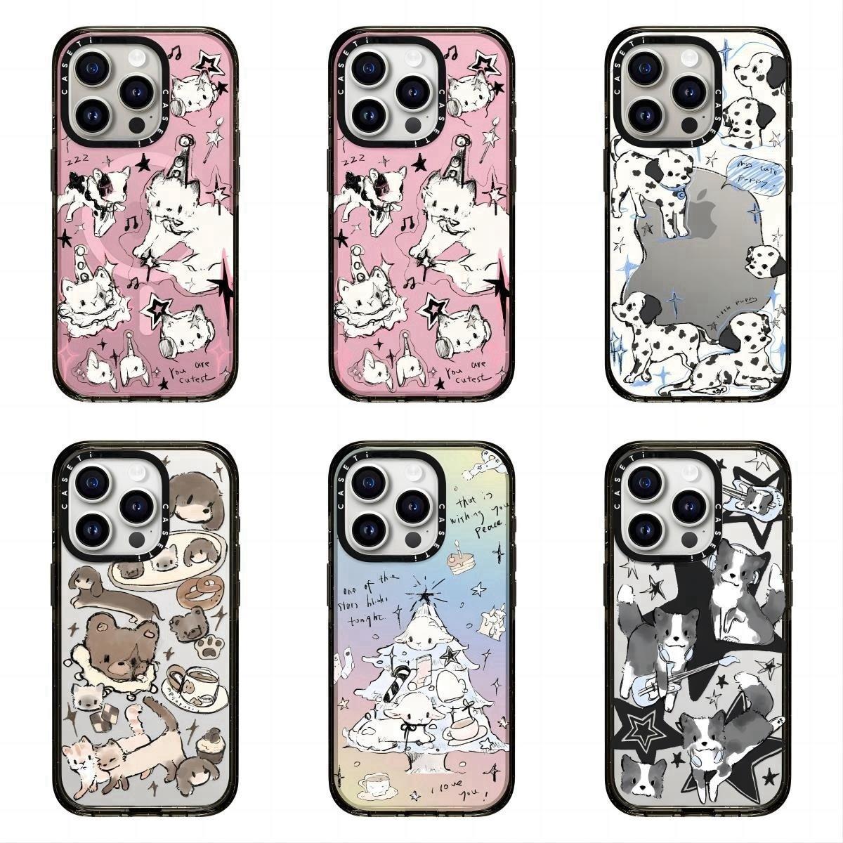 CASETi联名lalazoo系列可爱插画猫咪爱乐动物城适用iPhone16ProMax手机壳苹果15 14 13 12Magsafe磁吸保护套