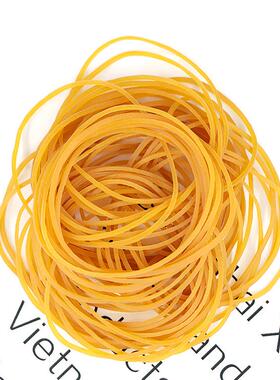 橡皮筋高弹力耐用工业皮筋牛皮筋环保橡胶圈直径6cm黄色橡皮圈XYR