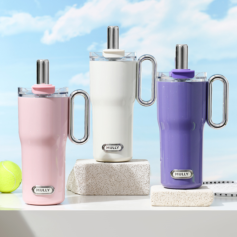 摩利保温杯2025新款保冷吸管杯子