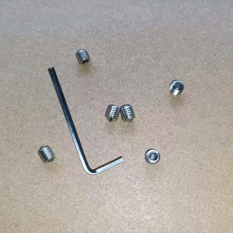 不锈钢龙头把手柄固定5毫米内六角螺丝厨房洗手间面盆冷热水配件