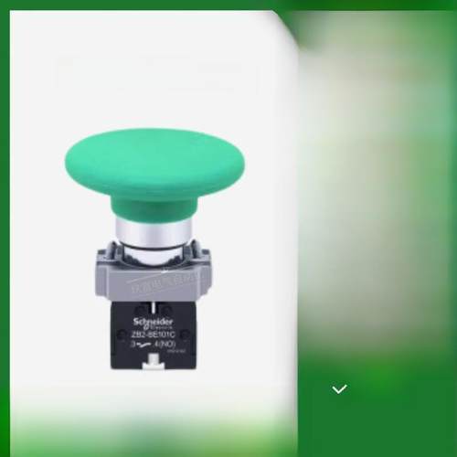 施耐德绿色按钮大蘑菇头Xb2Br31C开始停止60mm自覆位开关红色R42C